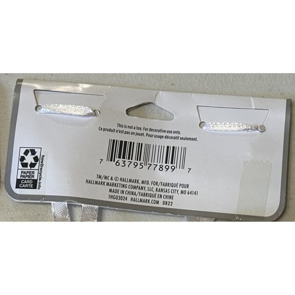 2 X 2-pk Hallmark Ornaments Popcorn & Slushie Plastic Tree Ornaments (NWT) - Picture 10 of 16